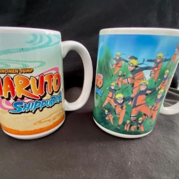 Naruto Shohen Jump Shippuden and Shippuden 16 oz Mugs. - Picture 2 of 8